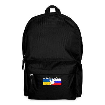 Ukraine Russia Conflict Dove of Peace - Backpack - black - Front