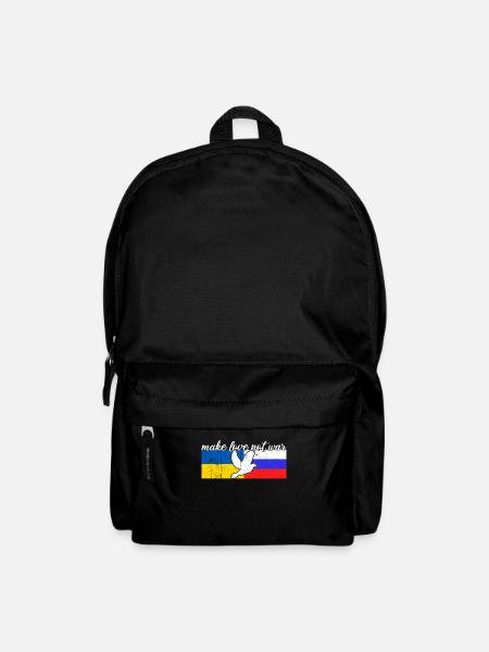 Ukraine Russie Conflit Colombe de la paix - Sac à dos - noir