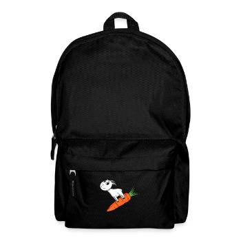 Karotte Ziege Ziegenbock - Rucksack - Schwarz - Vorne