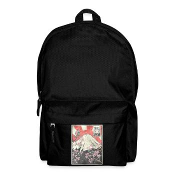 Mt Fuji Cherry Blossom Japanese Aesthetic Taste - Backpack - black - Front
