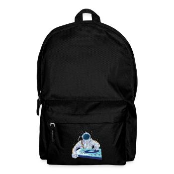 Astronaut DJ Music Design Vinyl Dj Disco - Backpack - black - Front