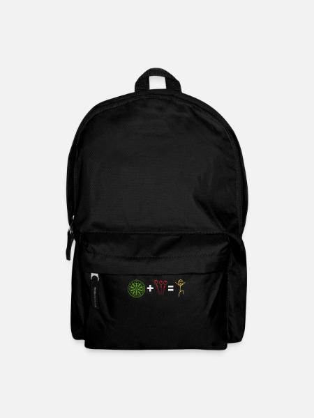 Dart Strichmännchen Dartscheibe+Dart = lustiger - Rucksack - Schwarz