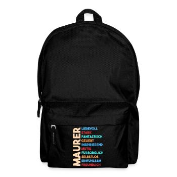 Maurer - Rucksack - Schwarz - Vorne