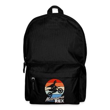 Dirtbike Dino Motocross Dinosaure MotoSaurus Rex - Sac à dos - noir - Devant