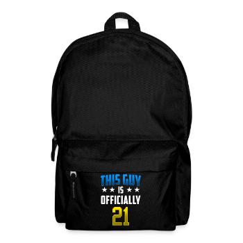 This guy is officially 21 birthday party - Backpack - black - Front