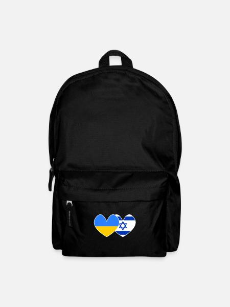 Ukraine und Israel Unterstützung - Rucksack - Schwarz