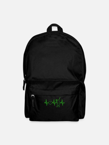 Tennis Herzschlag - Rucksack - Schwarz