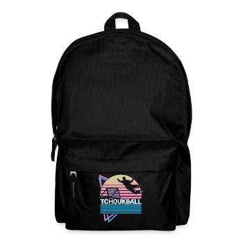Tchoukball Vaporwave Ästhetisches Retro-Geschenk - Rucksack - Schwarz - Vorne
