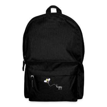 BEE HAPPY - Happy Environmental Protection BEE Wordplay - Backpack - black - Front