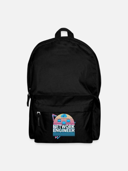 Netzwerkingenieur Vaporwave Ästhetisches Retro-Ges - Rucksack - Schwarz