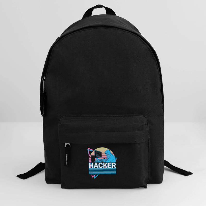 Hacker Coding Programmierer Vaporwave Ästhetisches Rucksack