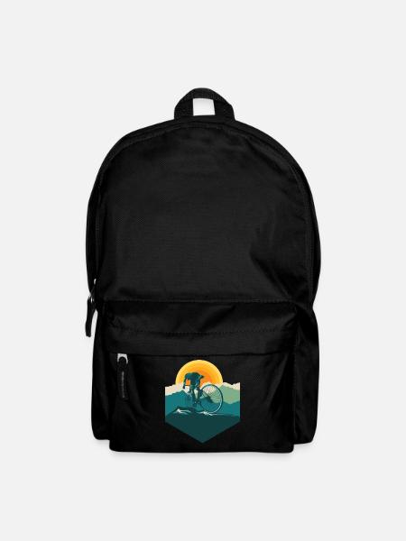Rennrad - Rennradfahrer - Rucksack - Schwarz