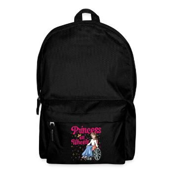 Princess on wheels - Rucksack - Schwarz - Vorne