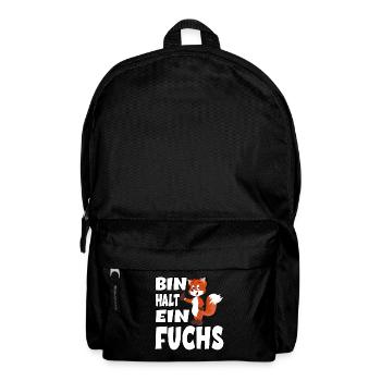 Ich Bin Halt Ein Fuchs für einen Fuchsliebhaber - Rucksack - Schwarz - Vorne