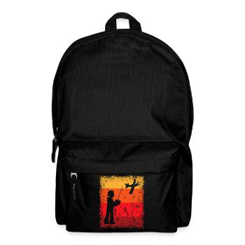 RC Modellflieger Modellflugzeug Modellfliegen - Rucksack - Schwarz - Vorne