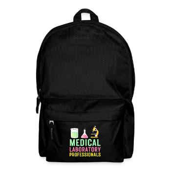 Med Lab Technician Medical Laboratory Professional - Backpack - black - Front