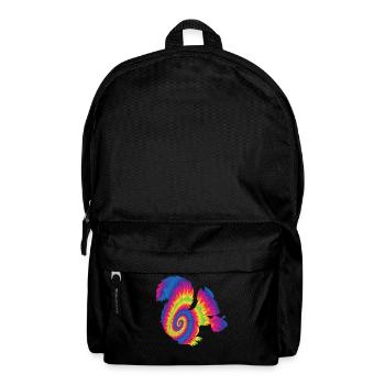 Squirrel Acorn Tie Dye - Rucksack - Schwarz - Vorne