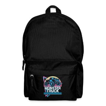 Monstertruck Retro Cadeau - Sac à dos - noir - Devant