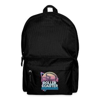 Roller Coaster Retro Cadeau - Sac à dos - noir - Devant
