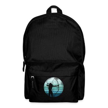 Archery Bow Archer Girl Retro - Rucksack - Schwarz - Vorne