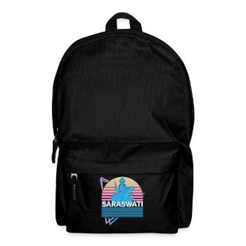 Saraswati Hindu-Göttin Hindu-Mythologie Geschenk - Rucksack - Schwarz - Vorne