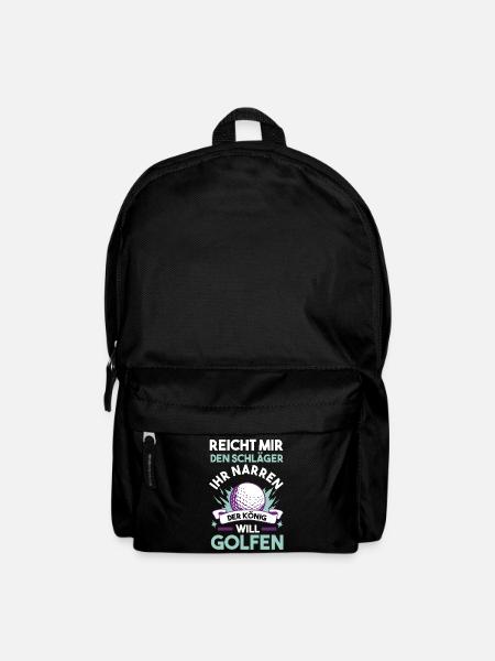 Golf Golfer - Rucksack - Schwarz