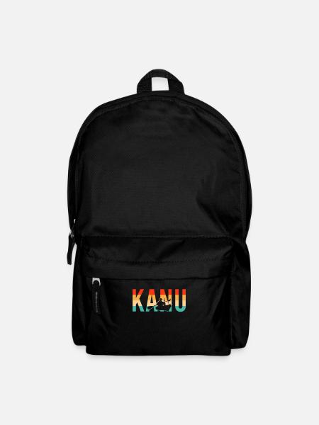 Kanu fahren - Rucksack - Schwarz