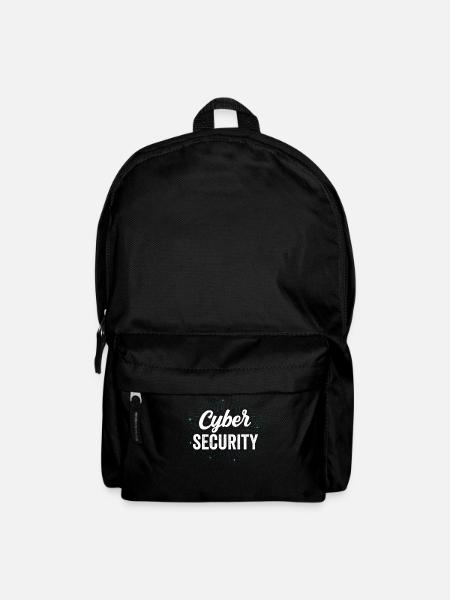 Cybersecurity Hacking Hack Hacker IT Security - Backpack - black