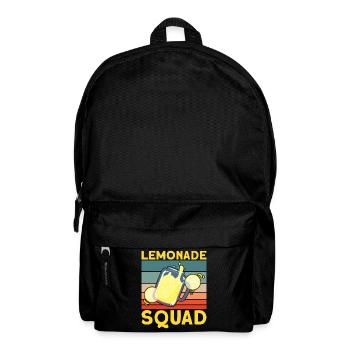Lemonade Squad – Retro Krug Design - Rucksack - Schwarz - Vorne