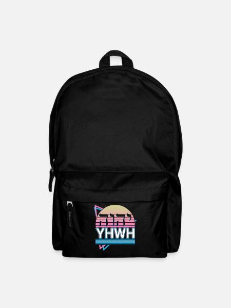 Tetragrammaton YHWH Yahweh Hebräischer Name Gottes - Rucksack - Schwarz