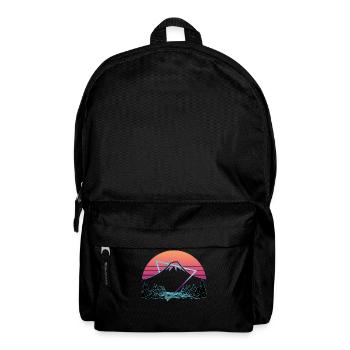 Mount Fuji Fujiyama Fuji San Vaporwave Aesthetics - Backpack - black - Front