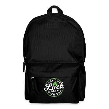 May Happiness Be With You Irish Ireland - Backpack - black - Front