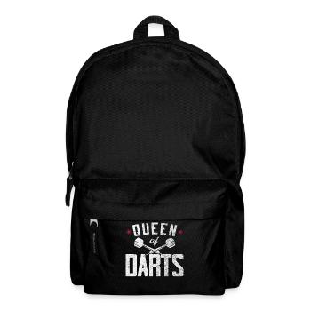 Darts Girl Vintage Reine des Fléchettes - Sac à dos - noir - Devant