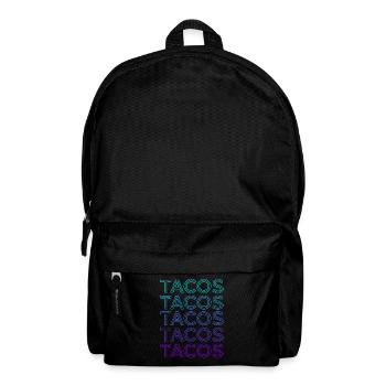Tacos Retro - Rucksack - Schwarz - Vorne