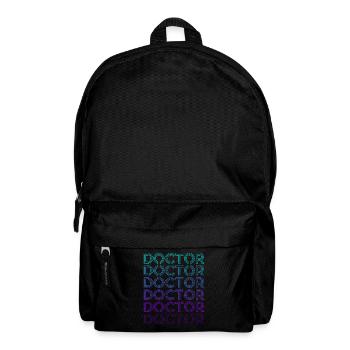 Doktor Retro - Rucksack - Schwarz - Vorne