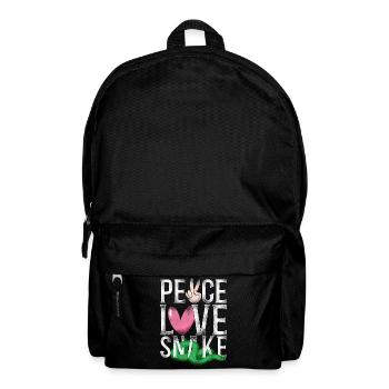 Snake Serpent Girl Vintage Peace - Rucksack - Schwarz - Vorne
