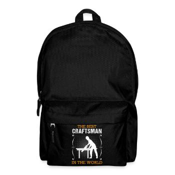 Handwerker Handwerk Beruf Ausbildung Geschenk - Rucksack - Schwarz - Vorne