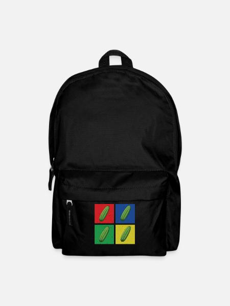 Gurke Shirt - Rucksack - Schwarz