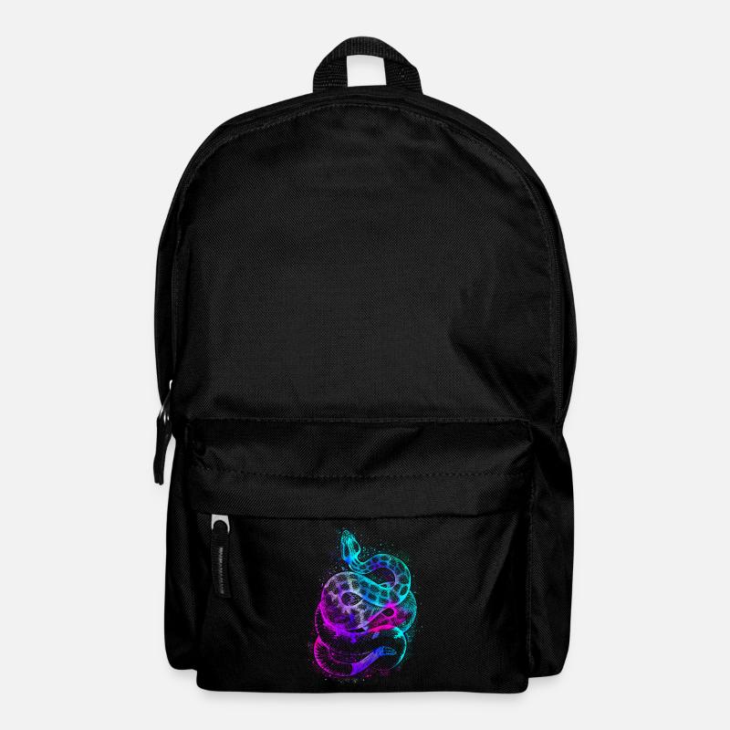 Snake Serpent Watercolor - Rucksack - Schwarz