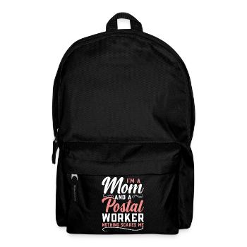 I am a mother and a postal worker Not - Backpack - black - Front