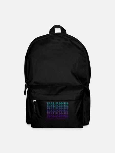 Trail Running Runner Running Trail Rétro - Sac à dos - noir