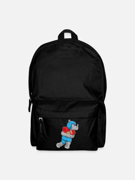 Nashorn American Football Sport - Rucksack - Schwarz