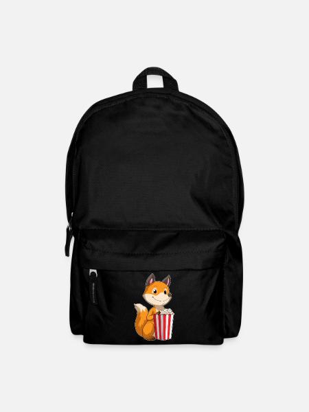 Fuchs Popcorn - Rucksack - Schwarz