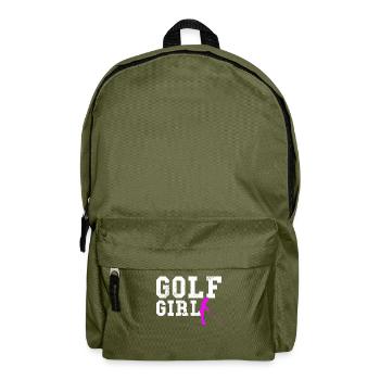 fille de golf - Sac à dos - vert olive - Devant