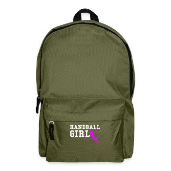 handball girl - Rucksack - Olivgrün - Vorne