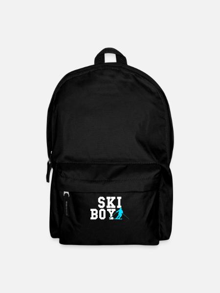 ski boy - Rucksack - Schwarz