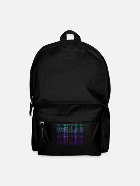 Golden Retriever Retro - Rucksack - Schwarz