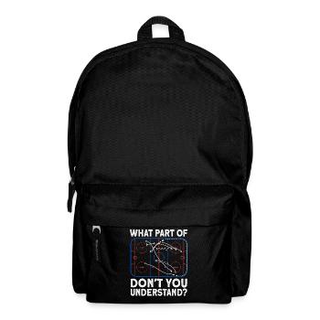 Quelle partie de n’avez-vous pas compris le hockey - Sac à dos - noir - Devant
