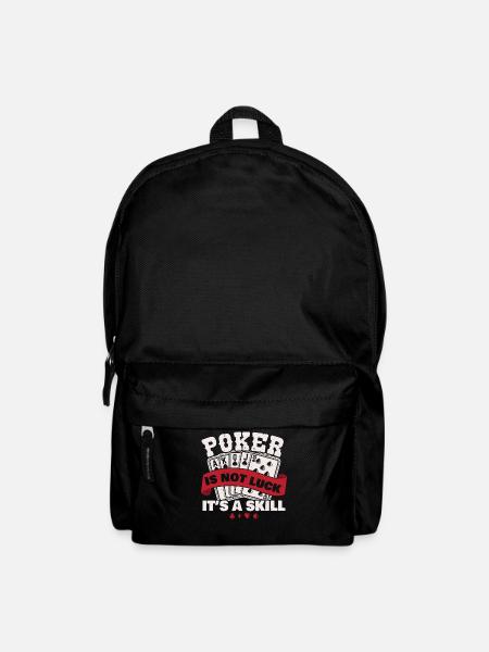 Poker Ce n’est pas de la chance, c’est de l’habileté - Sac à dos - noir