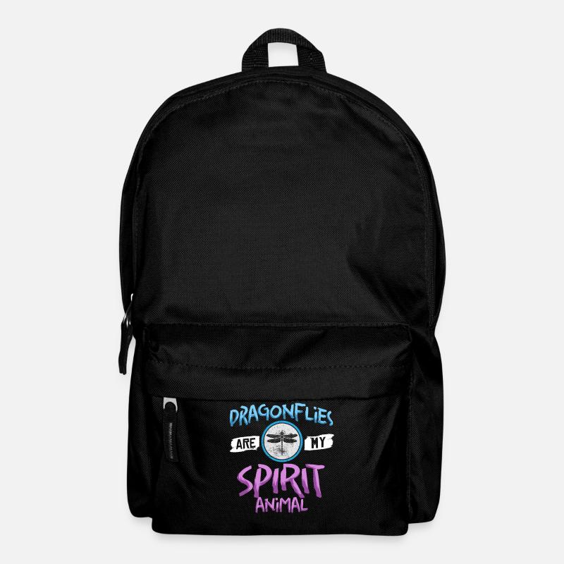 Dragonflies Flying Insect Quotes Entomologist - Backpack - black
